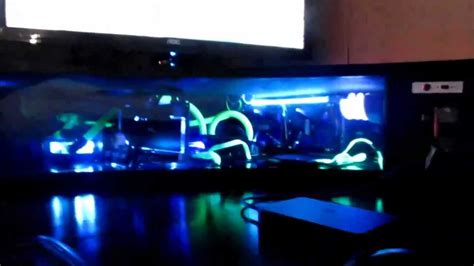 Best Custom Computer Desk Gaming Setup Liquid Cooled Youtube