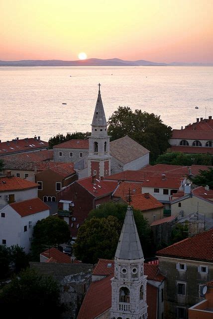 Sunset On The Adriatic Zadar Croatia Croatia Zadar The Good Place