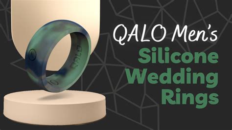 Qalo Mens Silicone Wedding Ring 2023 Top Wedding Band For Your Man