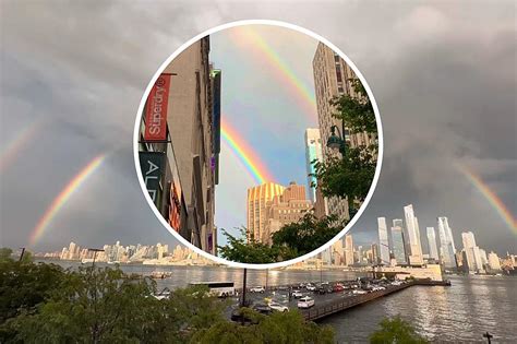 Stunning Images Show Double Rainbow Over Manhattan On September 11