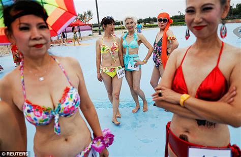 Photos 400 Seniors Take Part In Bikini Contest In Tianjin