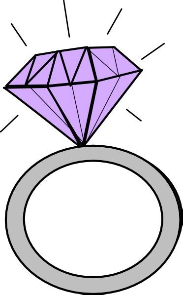 Cartoon Diamond Ring Clipart Best
