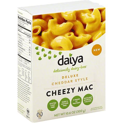 Daiya Cheezy Mac Deluxe Cheddar Style Packaged Meals Side Dishes