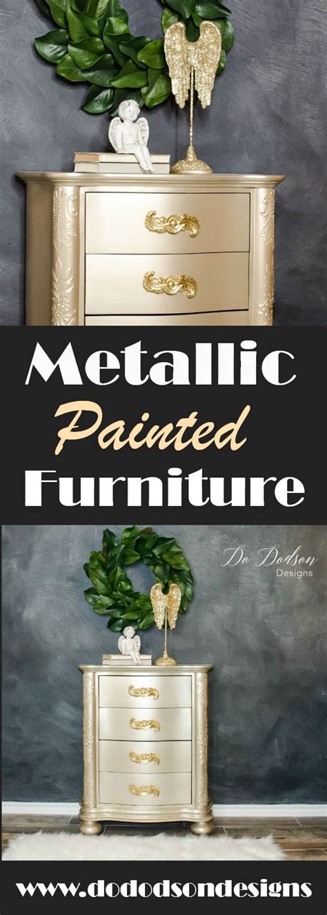 Insane Metallic Painted Furniture That Will Give You Shimmer Metallic