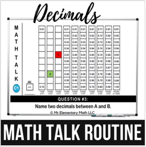 5 Minute Math Talk Routines For Daily Instruction Mr Elementary Math