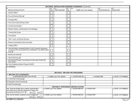 Da Form 137 2 Fill Out Sign Online And Download Fillable Pdf