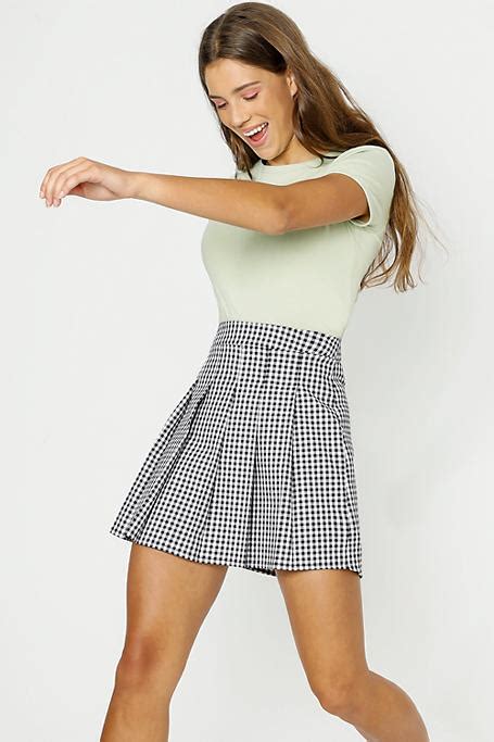 Mr Price Apparel South Africa Check Pleated Mini Skirt