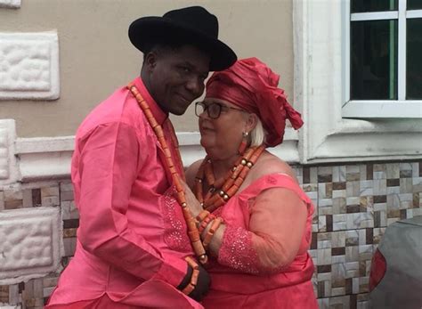 See Love Nigerian Man Marries Oyinbo Woman Old Enough To Be His Grandma Exlink Lodge