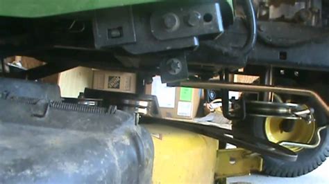 How To Remove The Deck And The Blades On Your Jonh Deere Series Tractor YouTube