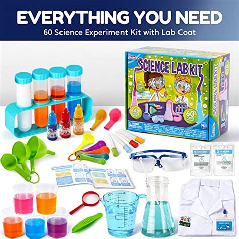 Klever Kits Science Lab Kit For Kids 60 Science Experiment Kit With Lab