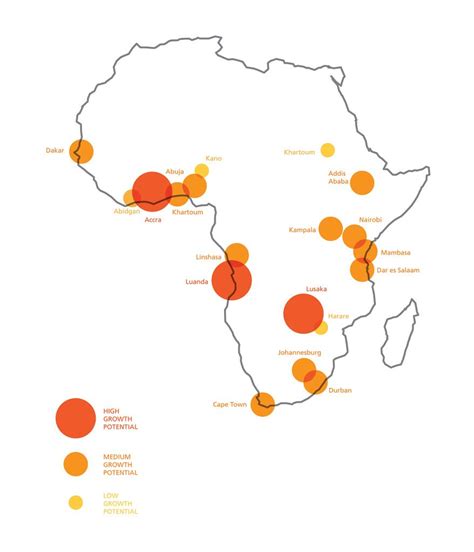 An Index Of The Sub Saharan African Cities With The Highest Growth