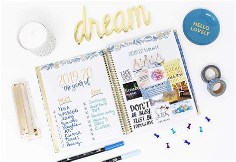 Planner Layout Yearly Planner Planner Pages Planner Calendar Vision