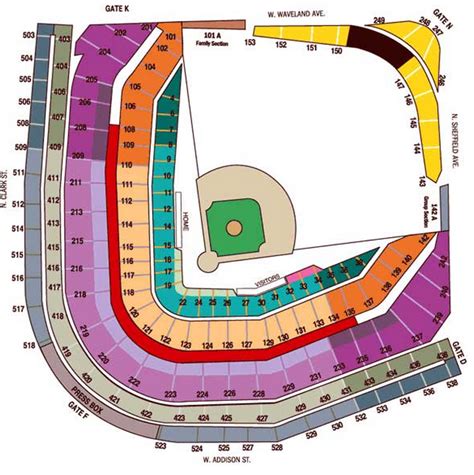 Cubs Seating Map Elcho Table