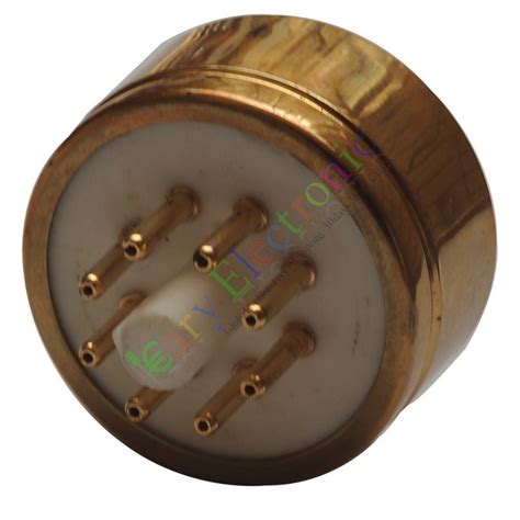 8pin Gold Ceramic Vacuum Tube Octal Sockets Base For Kt88r Audio Amplifier