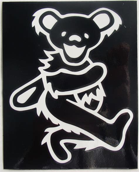 Grateful Dead Dancing Bear Rub Off Decal Thingery Previews Postviews