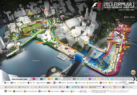 F1 Singapore Track Map