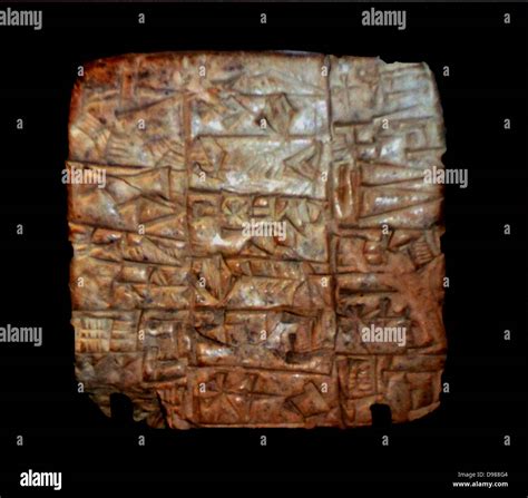 Babylonian Cuneiform Tablets 75 330 Bc Depicting Part Of The Babylonian