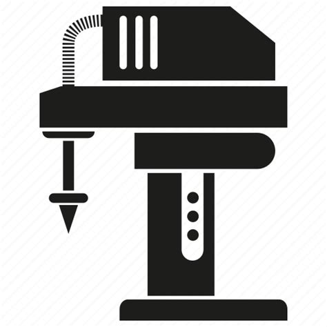 Cnc Control Manufacturing Mechanic Production Icon