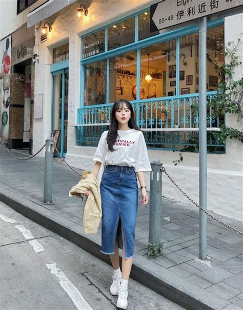 summer korean casual outfits for girls
