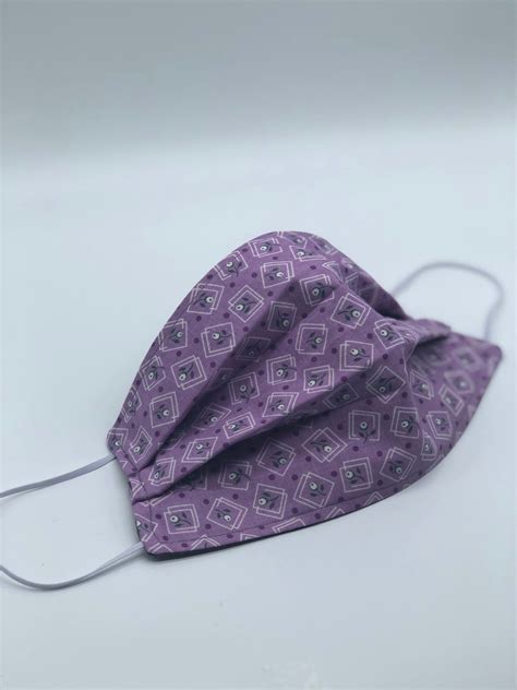 Face Mask Washable Mask Reusable Face Mask Purple Color Etsy Purple