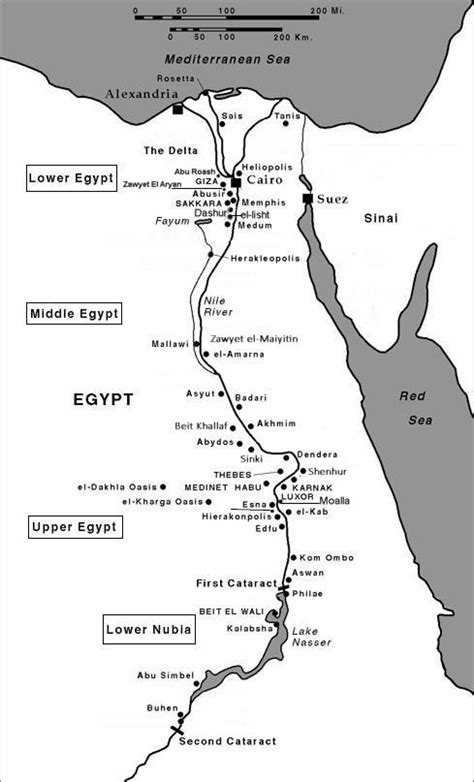 Map Of Ancient Egypt