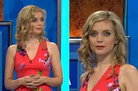 countdown 2017 rachel riley flaunts sexy cleavage in plunging dress daily star