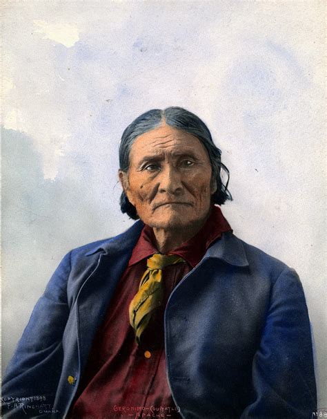Geronimo Goyaałé Apache 1898 Photo By F A Rinehart Omaha Nebraska Native Pride Photo