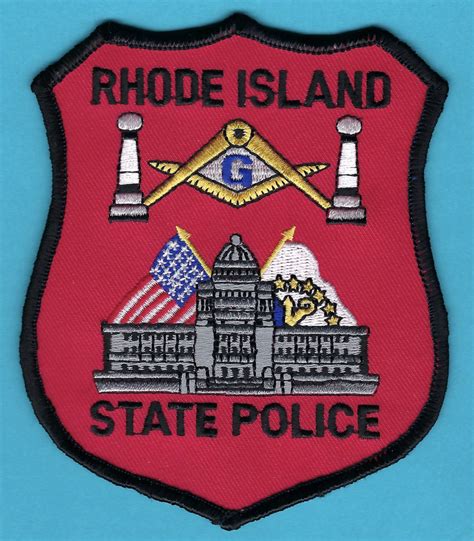 Rhode Island State Police Masonic Lodge Patch