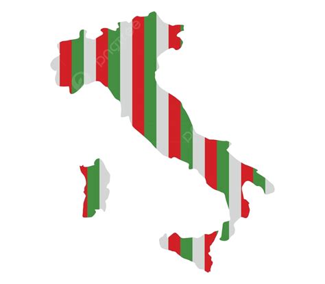 Italy Map Illustration Concept Italy Vector Illustration Concept