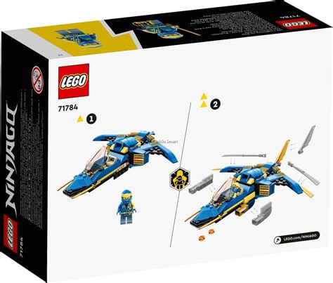 Lego 71784 Ninjago Jays Lightning Jet Evo Building Toy Set