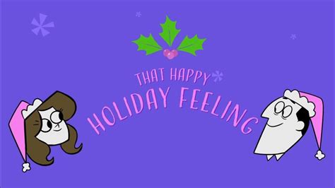 Seth Macfarlane Liz Gillies That Holiday Feeling Lyric Video Youtube