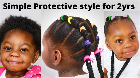 Cant Braid Or Cornrowtry This Cute Protective Hairstyle Toddlerkid