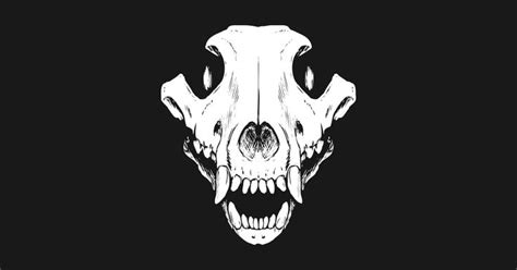 Wolf Skull By Cliffearts Wolf Skull Skull Drawing Skull