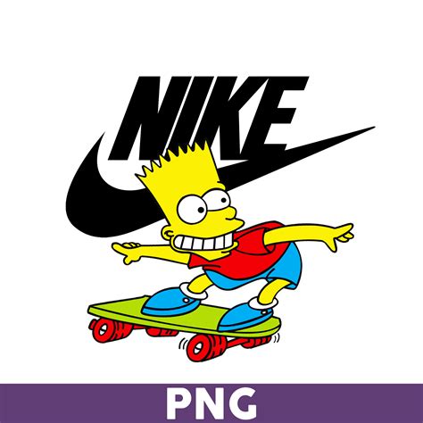 Bart Simpson Nike Png, Bart Simpson Png, Nike Logo Png, Fash - Inspire
