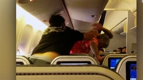 fistfight breaks out on plane cnn video