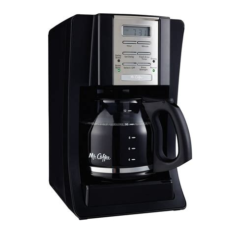 Mr Coffee Advanced Brew 12 Cup Programmable Coffee Maker Blackchrome