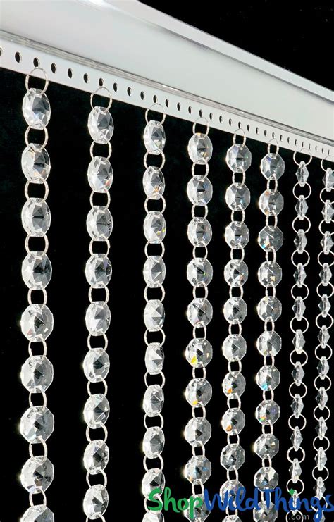 Real Crystal Beaded Curtains 35 X 6 Feet Long Custom Sizes Available