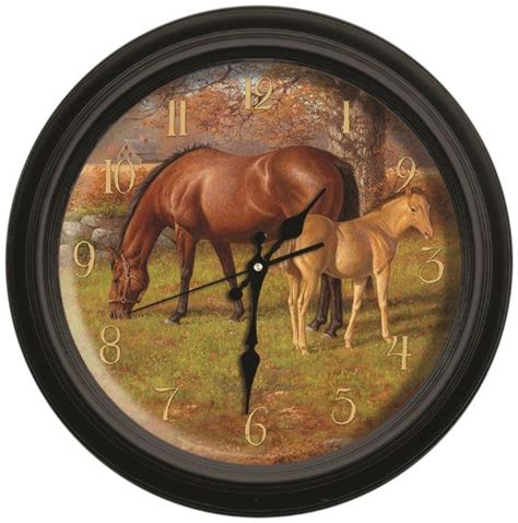 Horse Wall Clocks Kritters In The Mailbox Horse Wall Clock