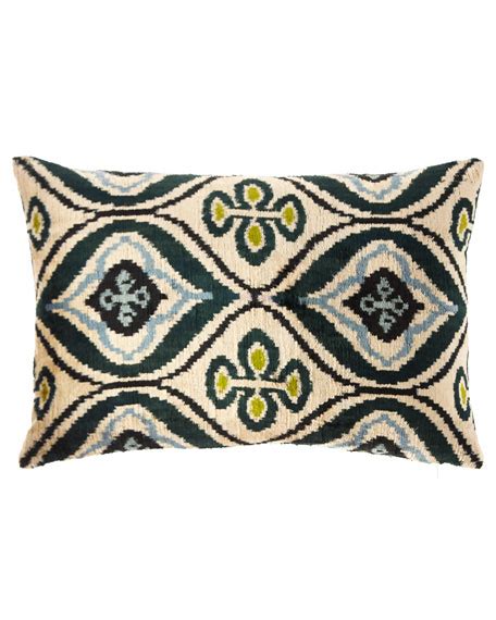 Printed Medallion Pillow Horchow