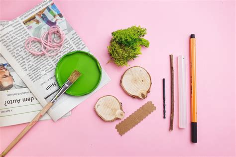 DIY Glücksbringer als Bäumchen - Kreatives Funkeln