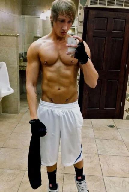Shirtless Male Blond Frat Boy Hunk Pierced Nipples Muscle Jock Photo X C Picclick Uk