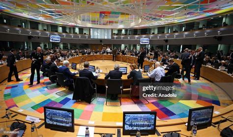 Eu Foreign Affairs Council Meeting Is Held In Brussels Belgium On