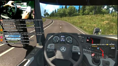 Euro Truck Simulator Vida Real Com Volante G Youtube