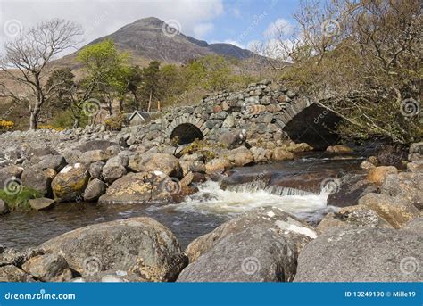 Stone Bridge Isle Of Mull Stock Photo Image Of Scotland 13249190