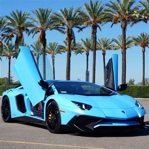 Lamborghini Aventador Super Veloce Coupe Painted In Blu Cepheus Photo