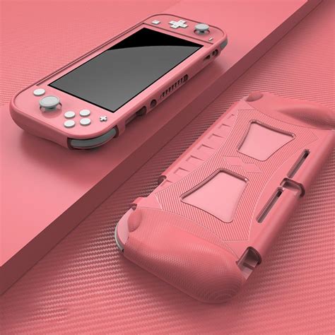Nintendo Switch Lite Hoesje Flexibele Tpu Cover Roze Gsmpuntnl