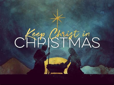 Keep Christ In Christmas Sermon Powerpoint Clover Media