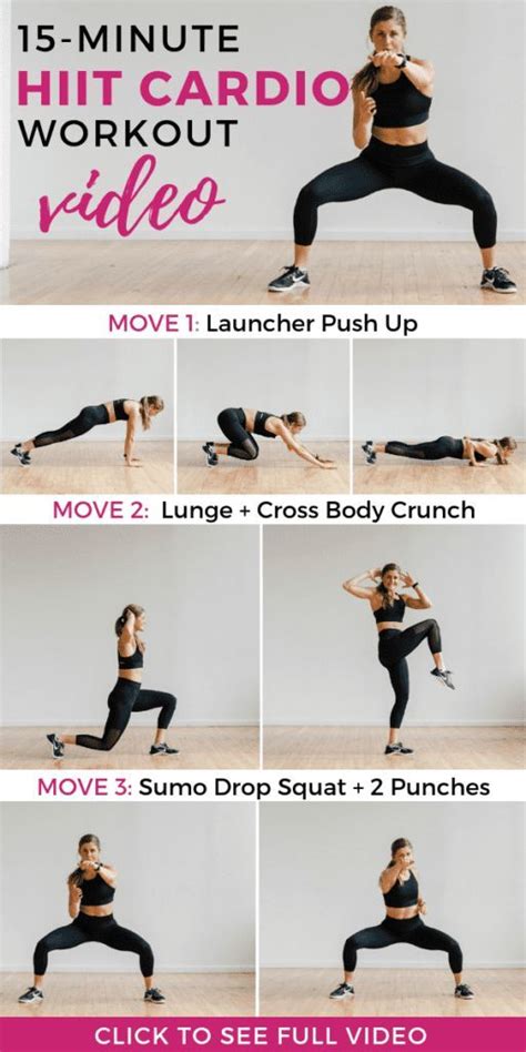 Get Fit With This Hiit At Home Workout Video Hiit Hiit Workouts