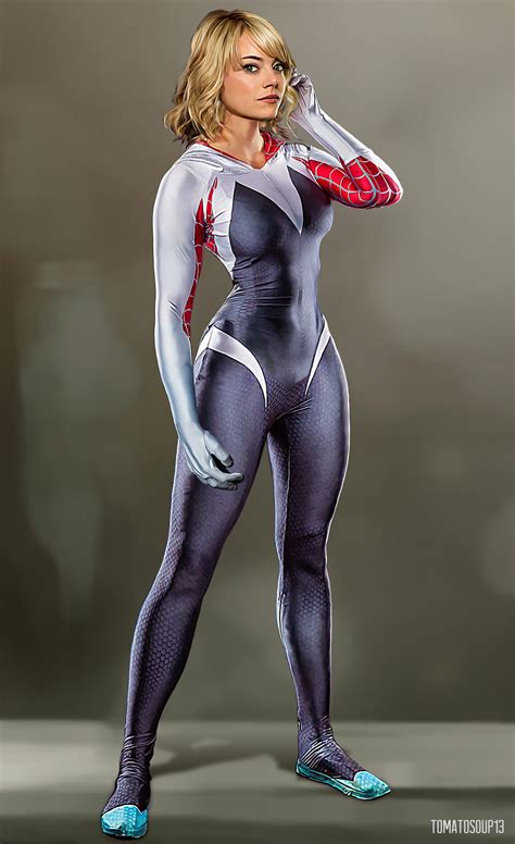 Emma Stone Spider Gwen By Wolverine103197 On Deviantart