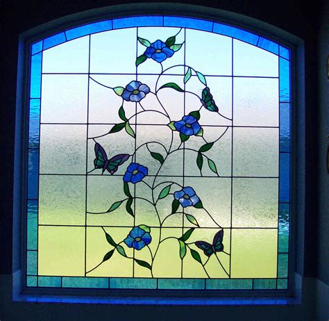 The stained glass bathroom window that are offered here are durable enough and their sturdiness assists them in lasting for a long time. Custom stained glass window for a bathroom. Made by ...